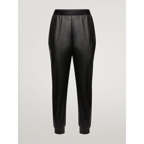 Wolford Black Vegan Leather Trousers with Pockets MSRP $425.00 - Picture 2 of 9